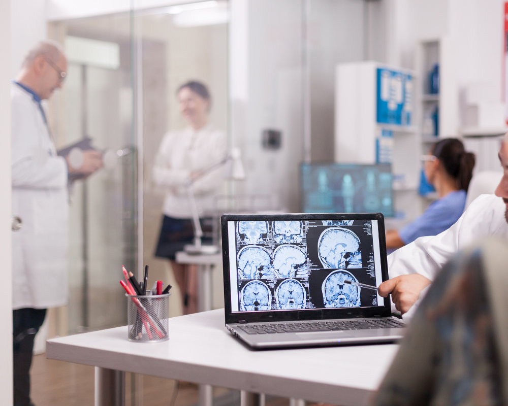 Engineers inspecting a construction site